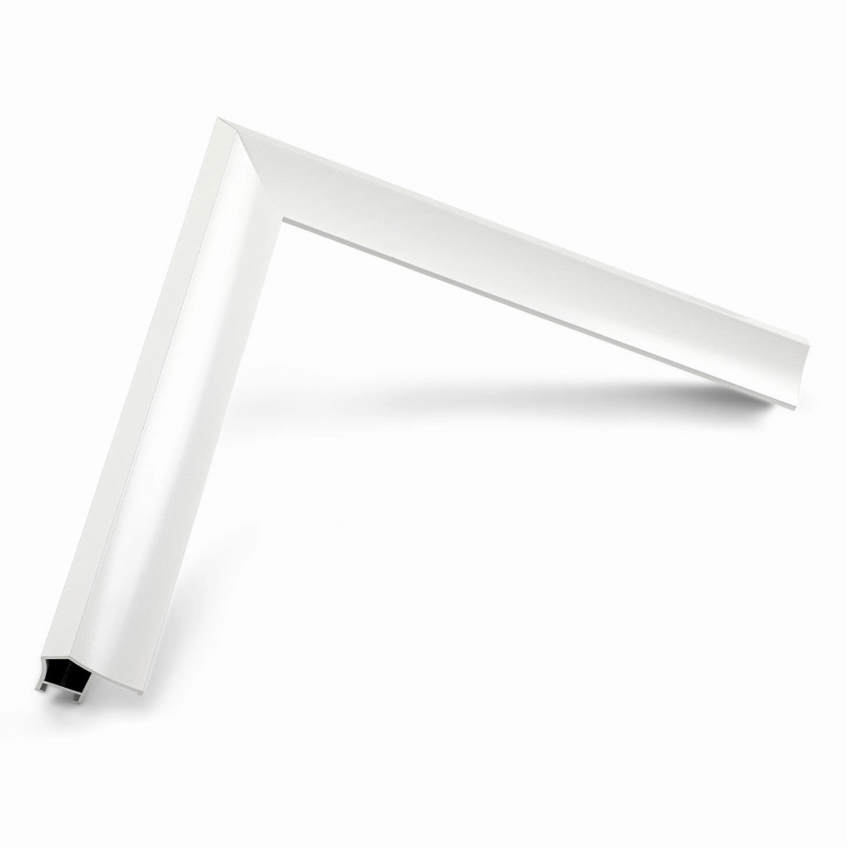 Deco TV Frames 43" Alloy Prismatic Frame for Samsung The Frame TV 2021-2025 (Pure White)