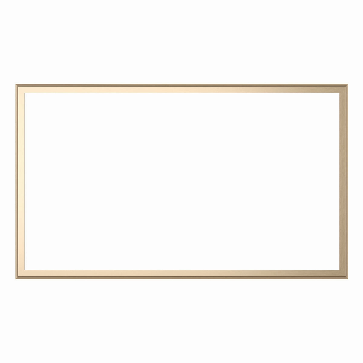 Deco TV Frames 43" Alloy Scoop Frame for Samsung The Frame TV 2021-2025 (Pale Gold)