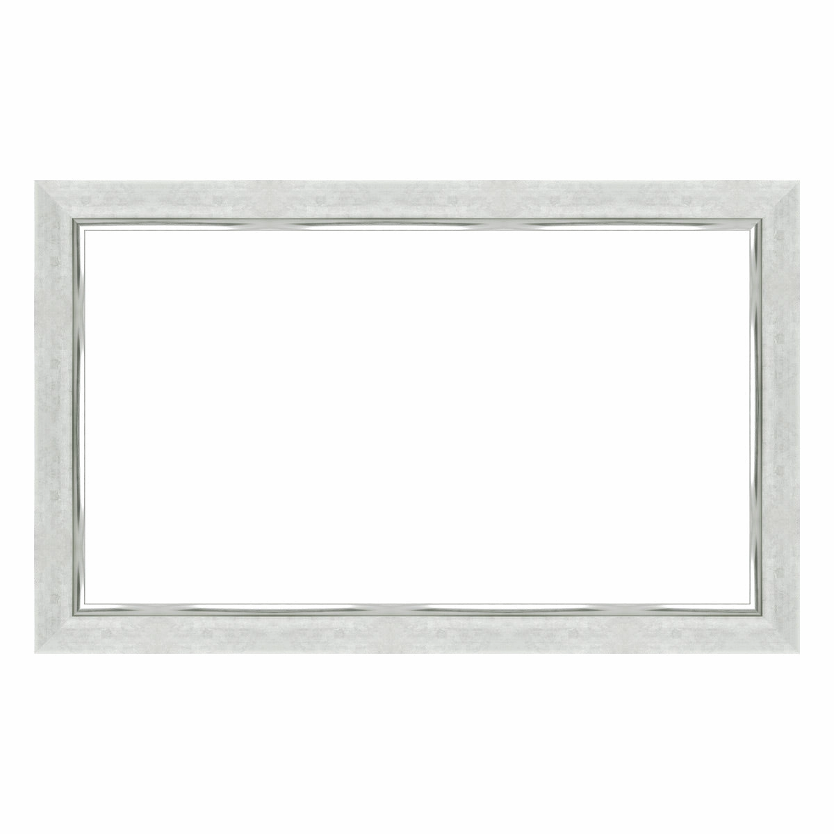 Deco TV Frames 43" Frame for Samsung The Frame TV 2021-2024 (Contemporary Silver)