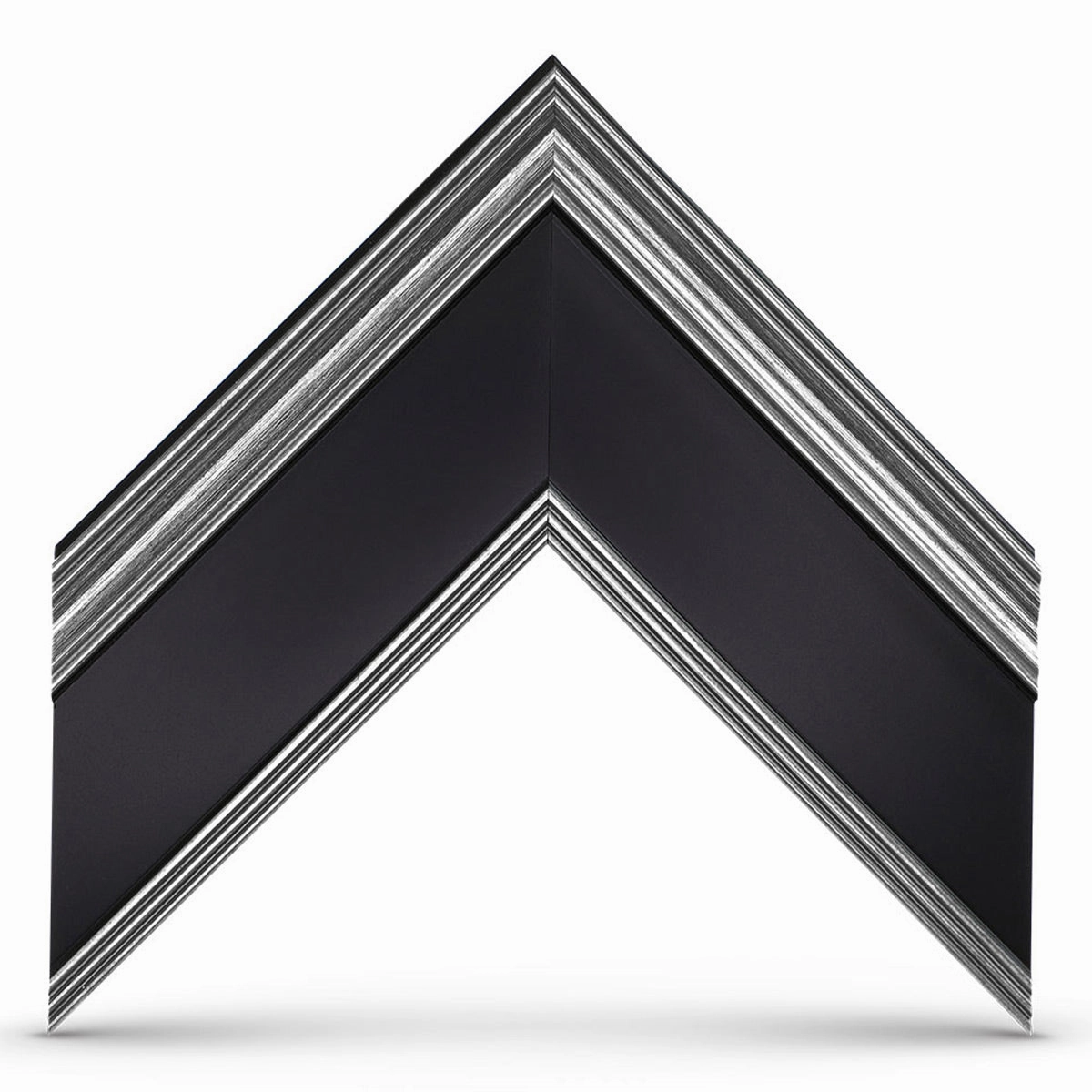 Deco TV Frames 43" Frame for Samsung The Frame TV 2021-2025 (Antique Silver & Black)