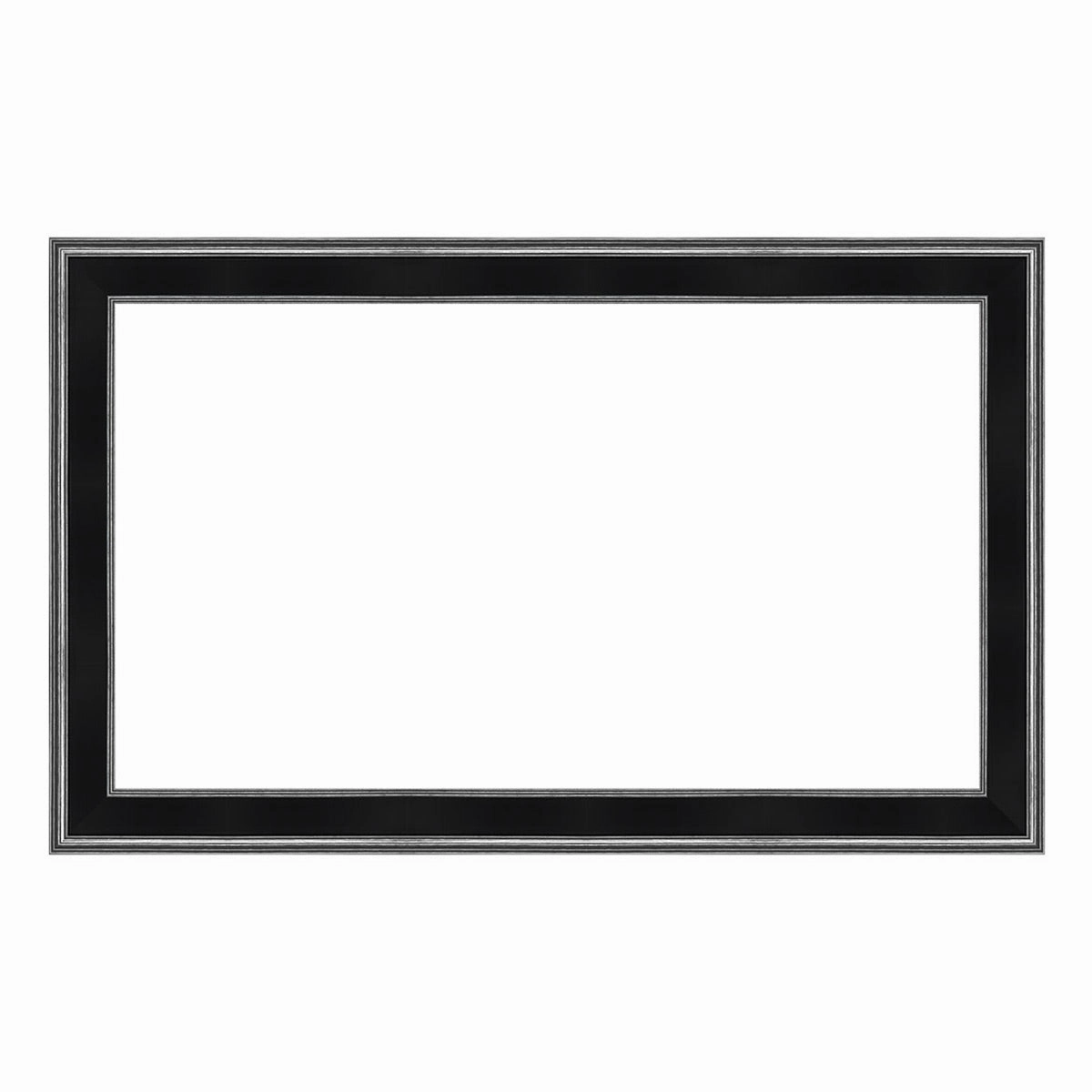 Deco TV Frames 43" Frame for Samsung The Frame TV 2021-2025 (Antique Silver & Black)