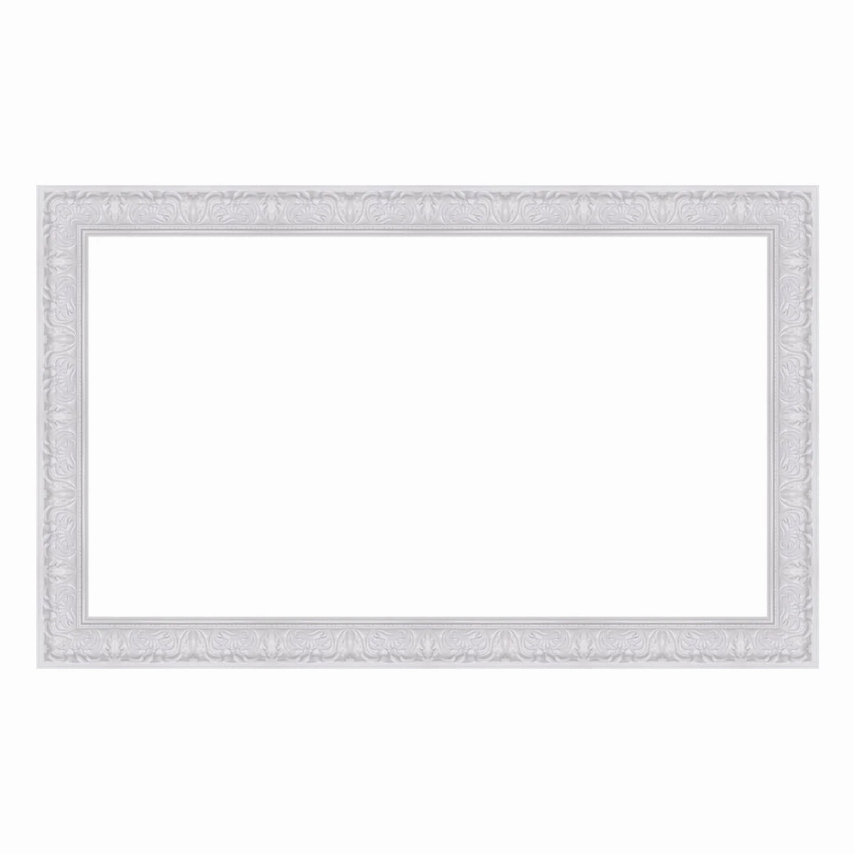 Deco TV Frames 43" Frame For Samsung The Frame TV 2021-2025 (Tuscan Gloss White)