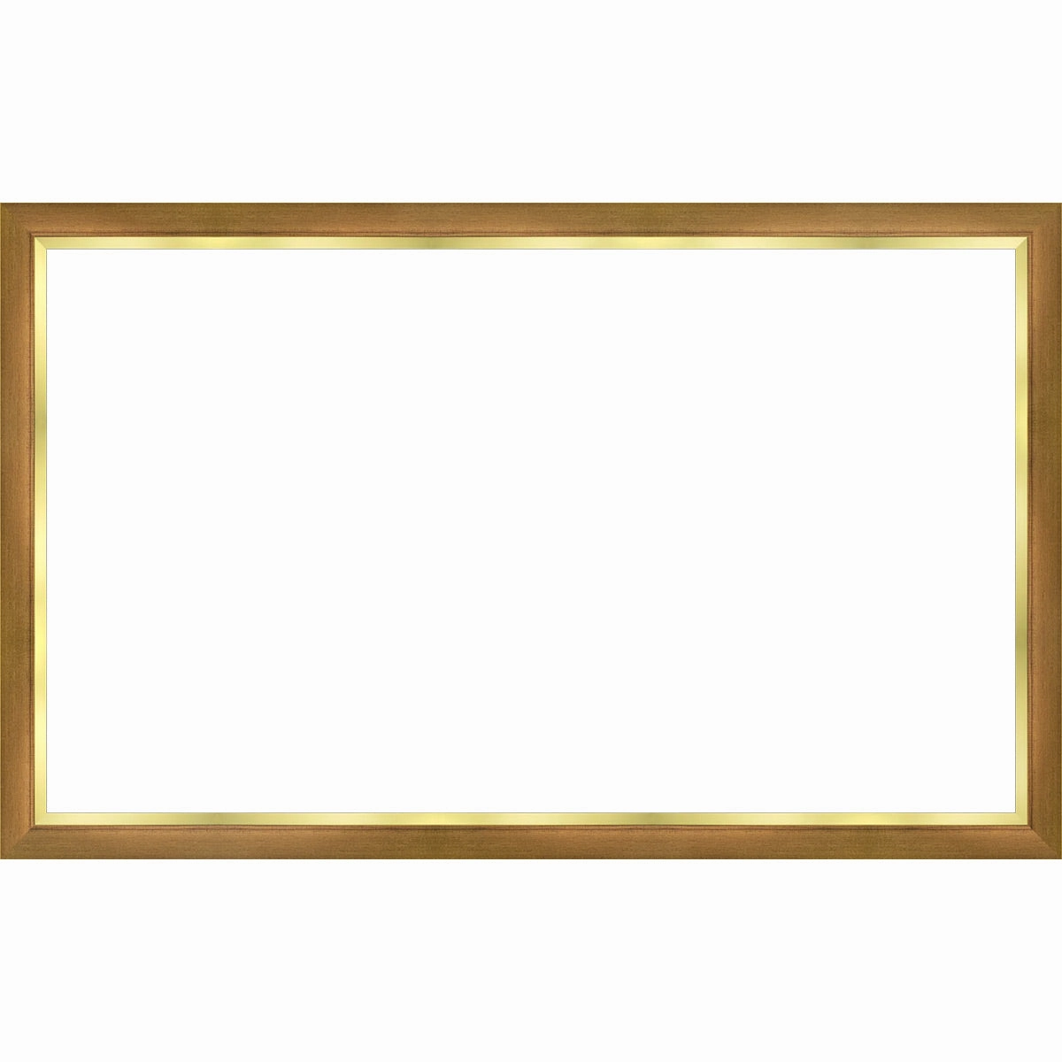 Deco TV Frames 43" Slim Frame for Samsung The Frame TV 2021-2025 (Modern Gold Leaf)