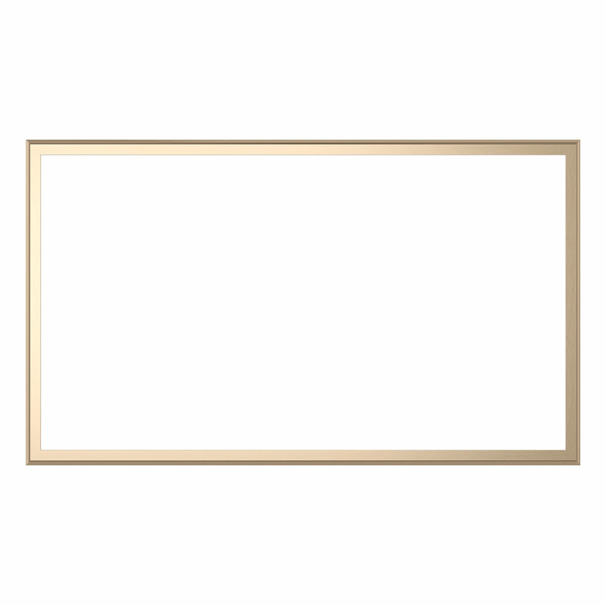 Deco TV Frames 50" Alloy Scoop Frame for Samsung The Frame TV 2021-2025 (Pale Gold)
