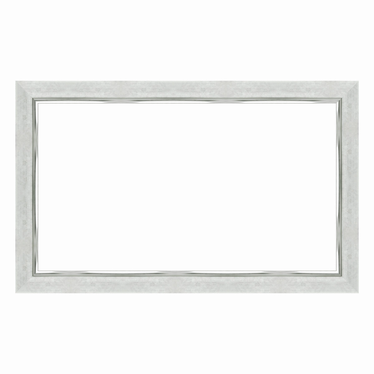 Deco TV Frames 50" Frame for Samsung The Frame TV 2021-2025 (Contemporary Silver)