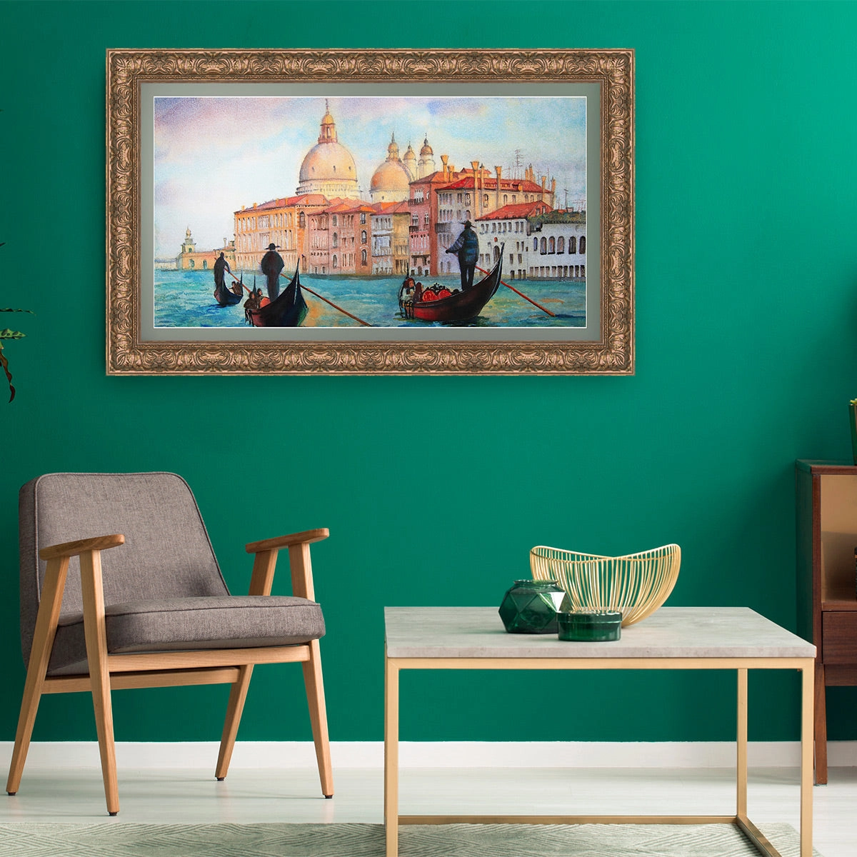 Deco TV Frames 50" Frame For Samsung The Frame TV 2021-2025 (Tuscan Copper)