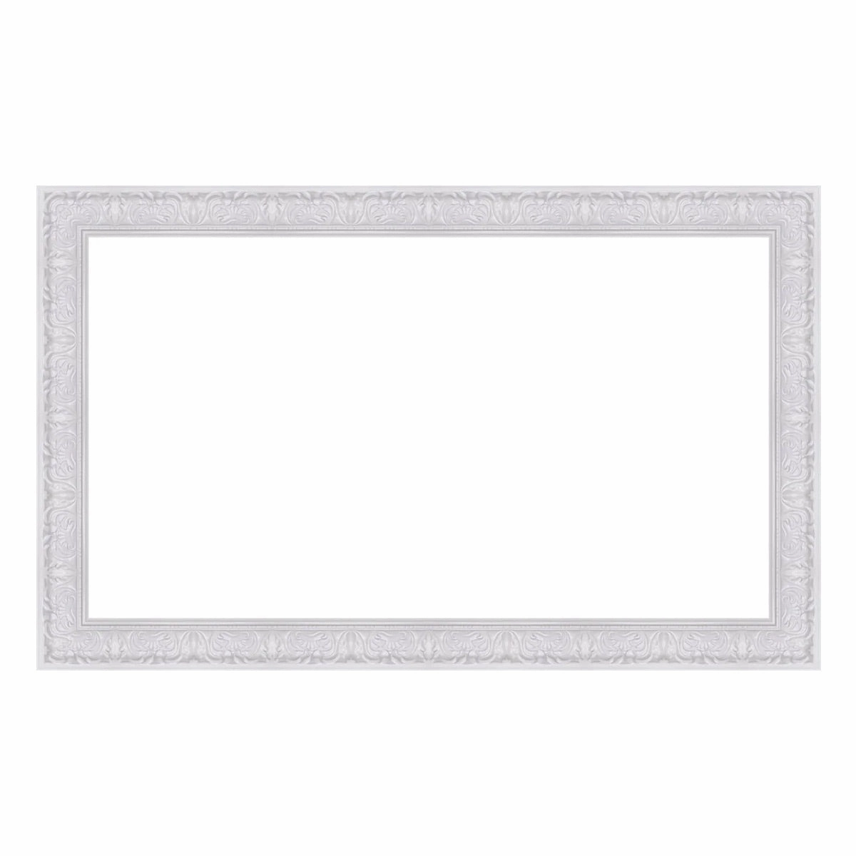 Deco TV Frames 50" Frame For Samsung The Frame TV 2021-2025 (Tuscan Gloss White)