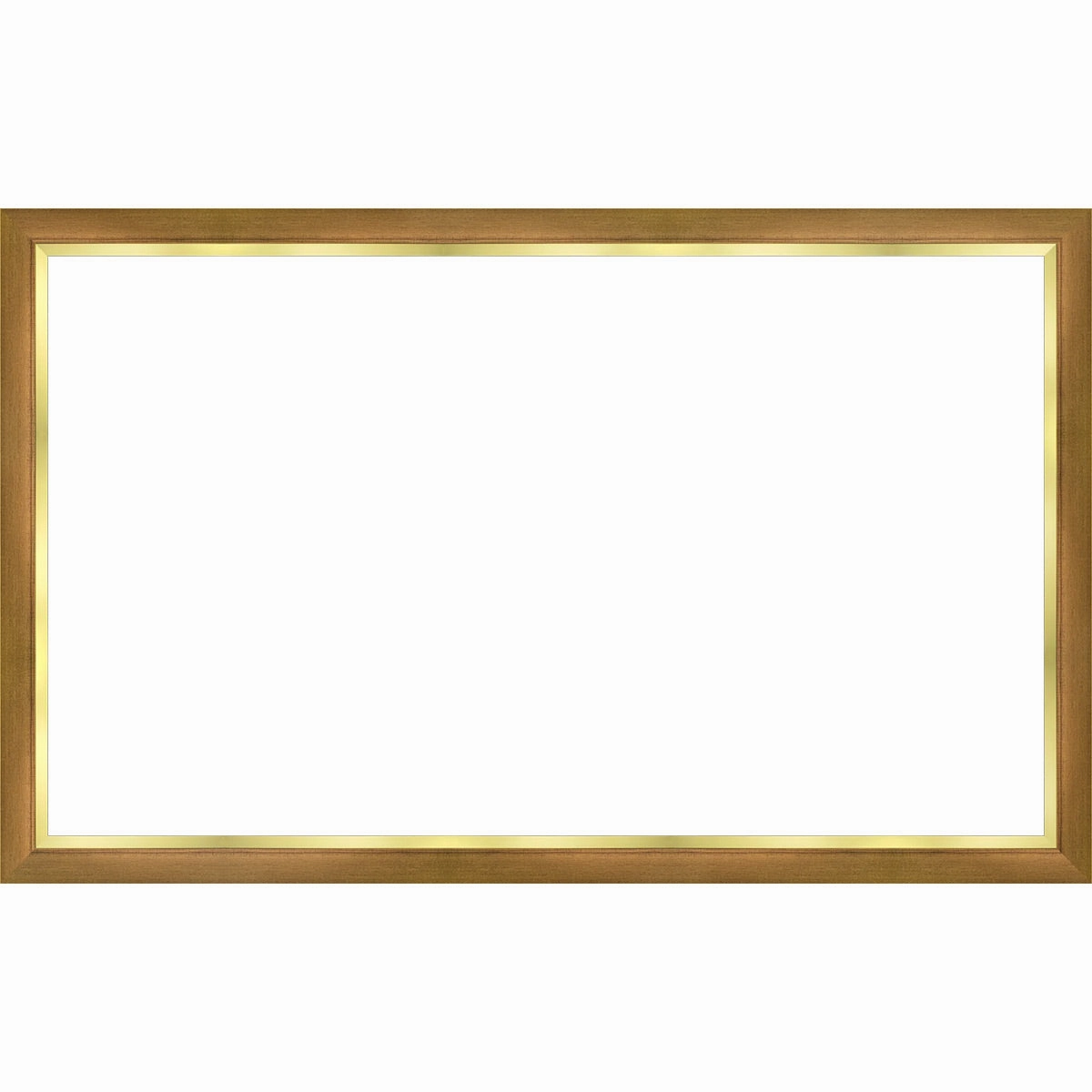 Deco TV Frames 50" Slim Frame for Samsung The Frame TV 2021-2025 (Modern Gold Leaf)