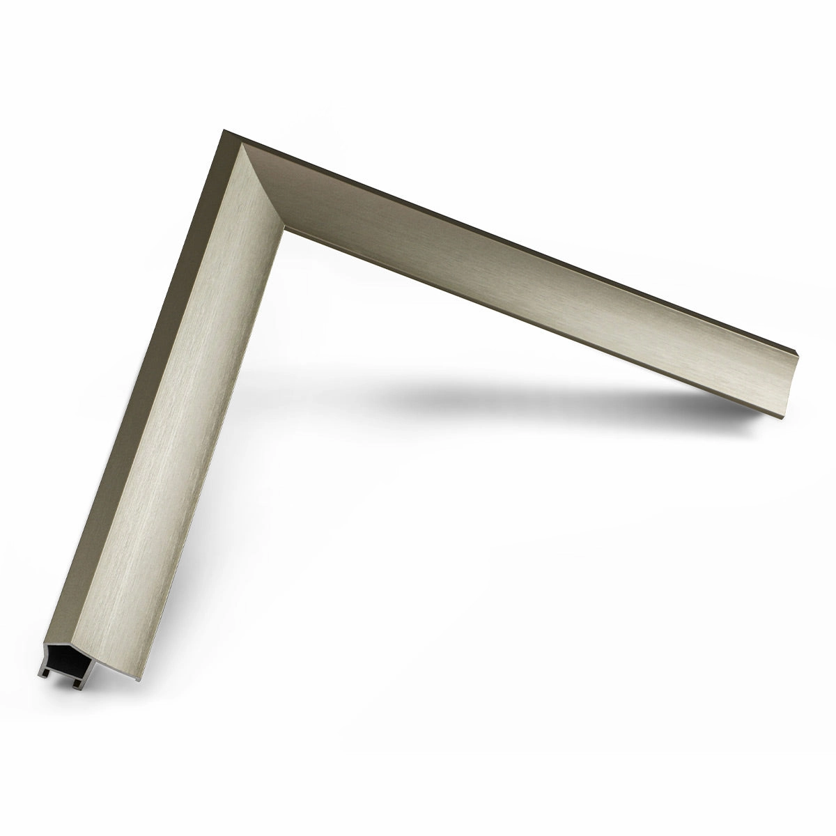 Deco TV Frames 55" Alloy Prismatic Frame for Samsung The Frame TV 2021-2025 (German Silver)