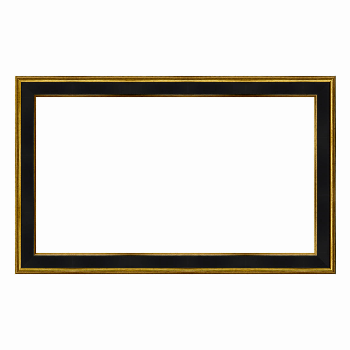 Deco TV Frames 55" Frame for Samsung The Frame TV 2021-2025 (Antique Gold & Black)