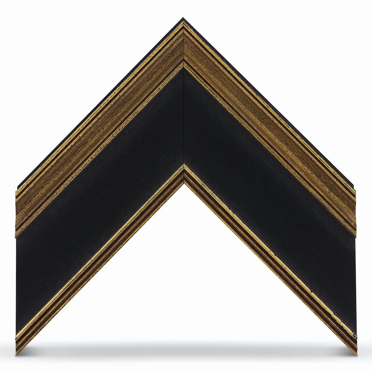 Deco TV Frames 55" Frame for Samsung The Frame TV 2021-2025 (Antique Gold & Black)