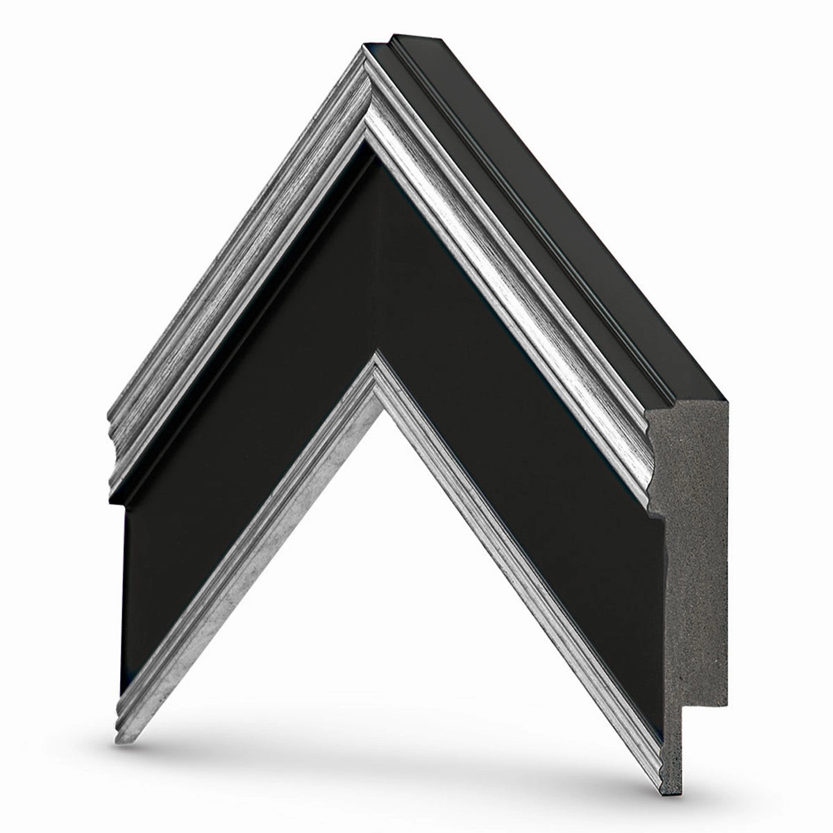 Deco TV Frames 55" Frame for Samsung The Frame TV 2021-2025 (Antique Silver & Black)