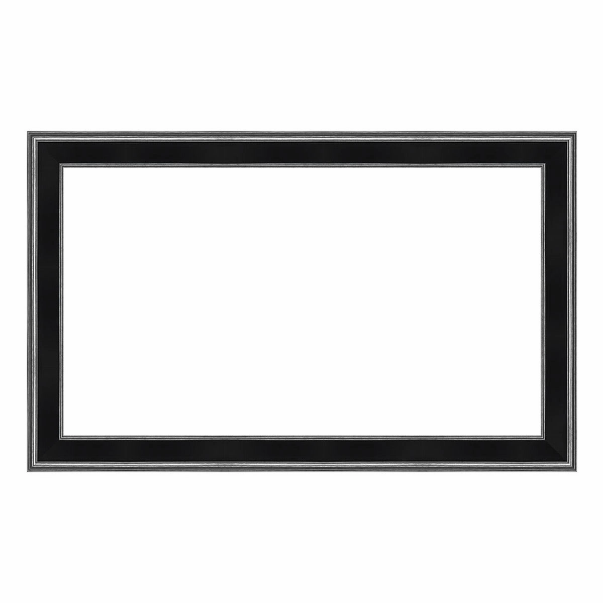 Deco TV Frames 55" Frame for Samsung The Frame TV 2021-2025 (Antique Silver & Black)