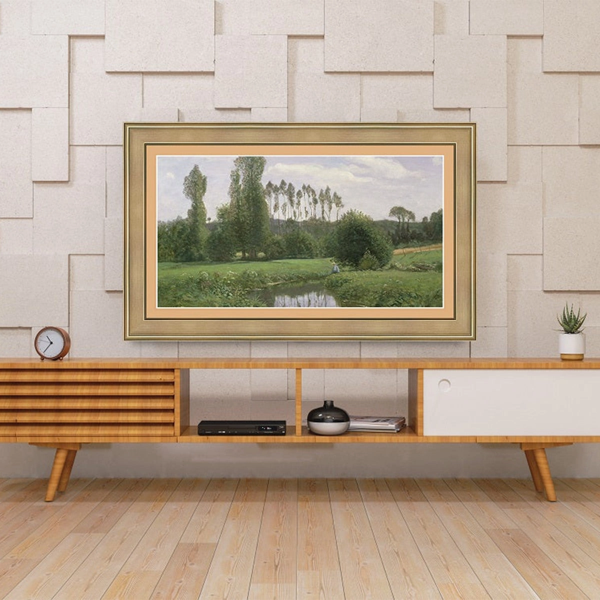 Deco TV Frames 55" Frame for Samsung The Frame TV 2021-2025 (Champagne)