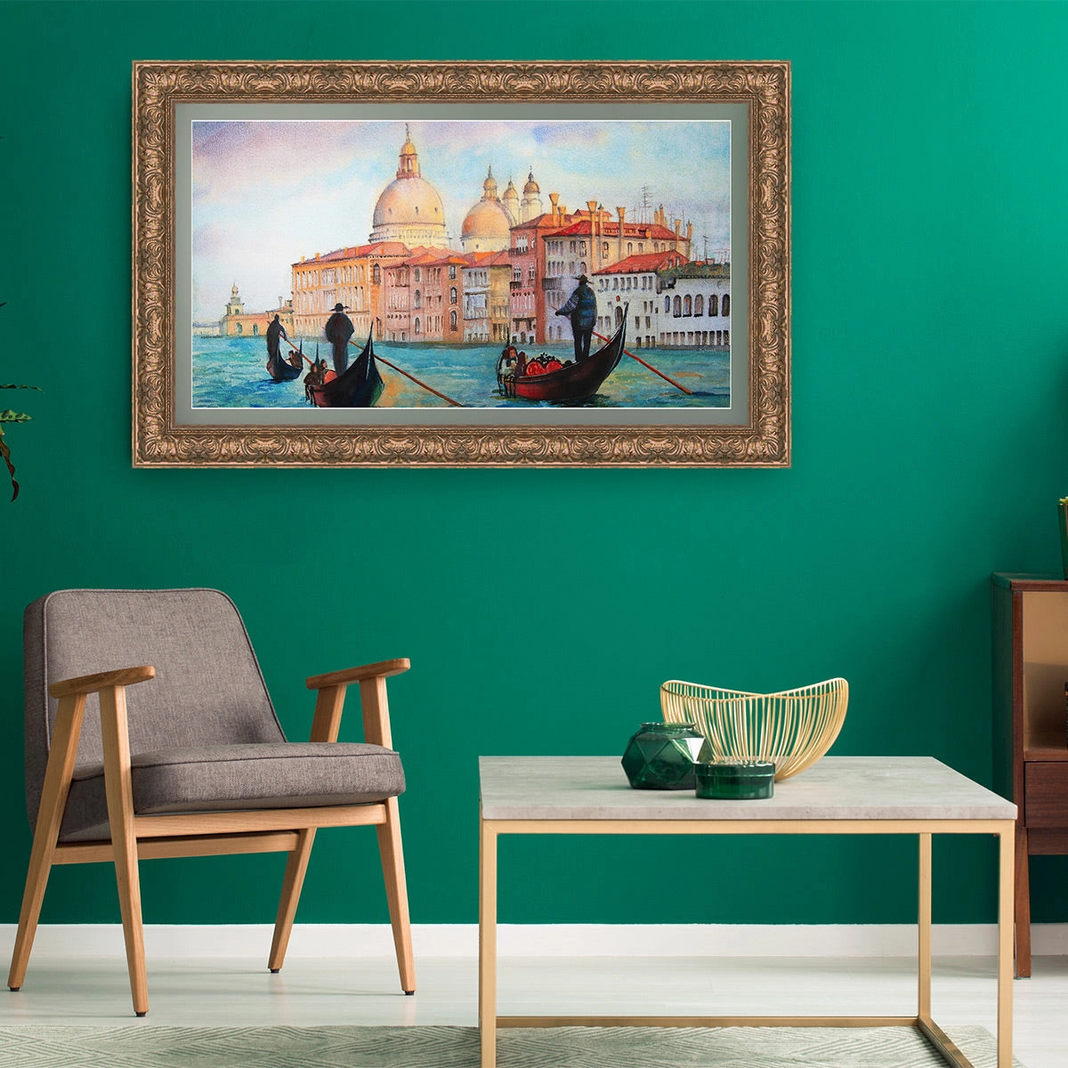 Deco TV Frames 55" Frame For Samsung The Frame TV 2021-2025 (Tuscan Copper)