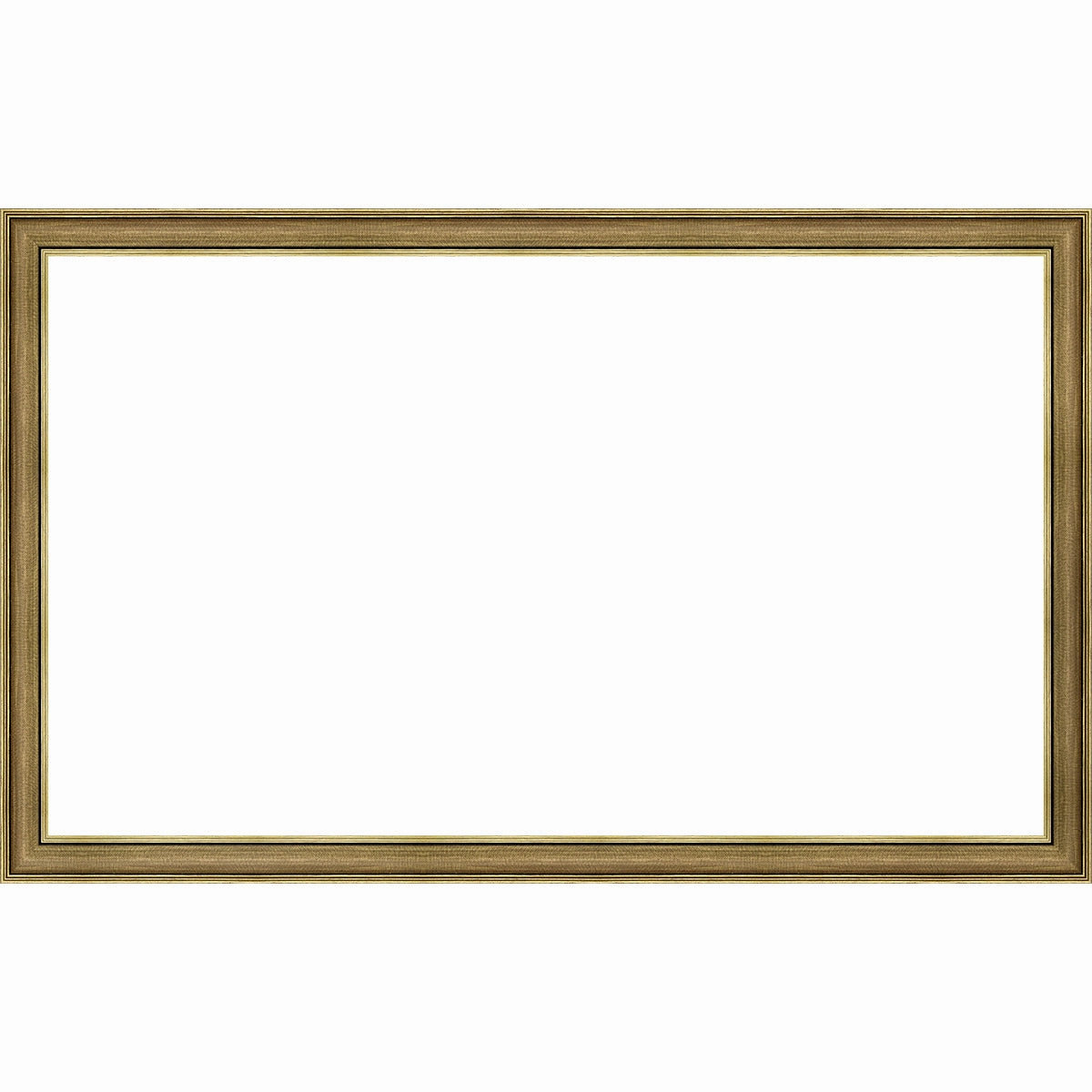 Deco TV Frames 55" Slim Frame for Samsung The Frame TV 2021-2025 (Industrial Brass)
