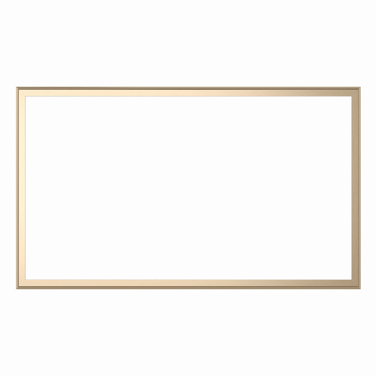 Deco TV Frames 65" Alloy Scoop Frame for Samsung The Frame TV 2021-2025 (Pale Gold)