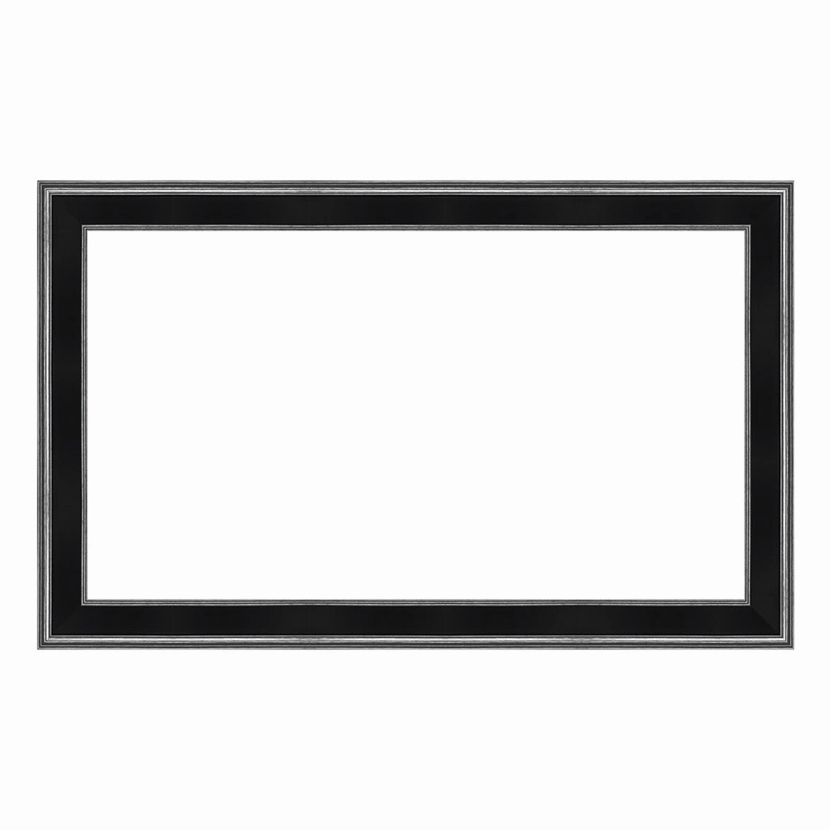 Deco TV Frames 65" Frame for Samsung The Frame TV 2021-2025 (Antique Silver & Black)
