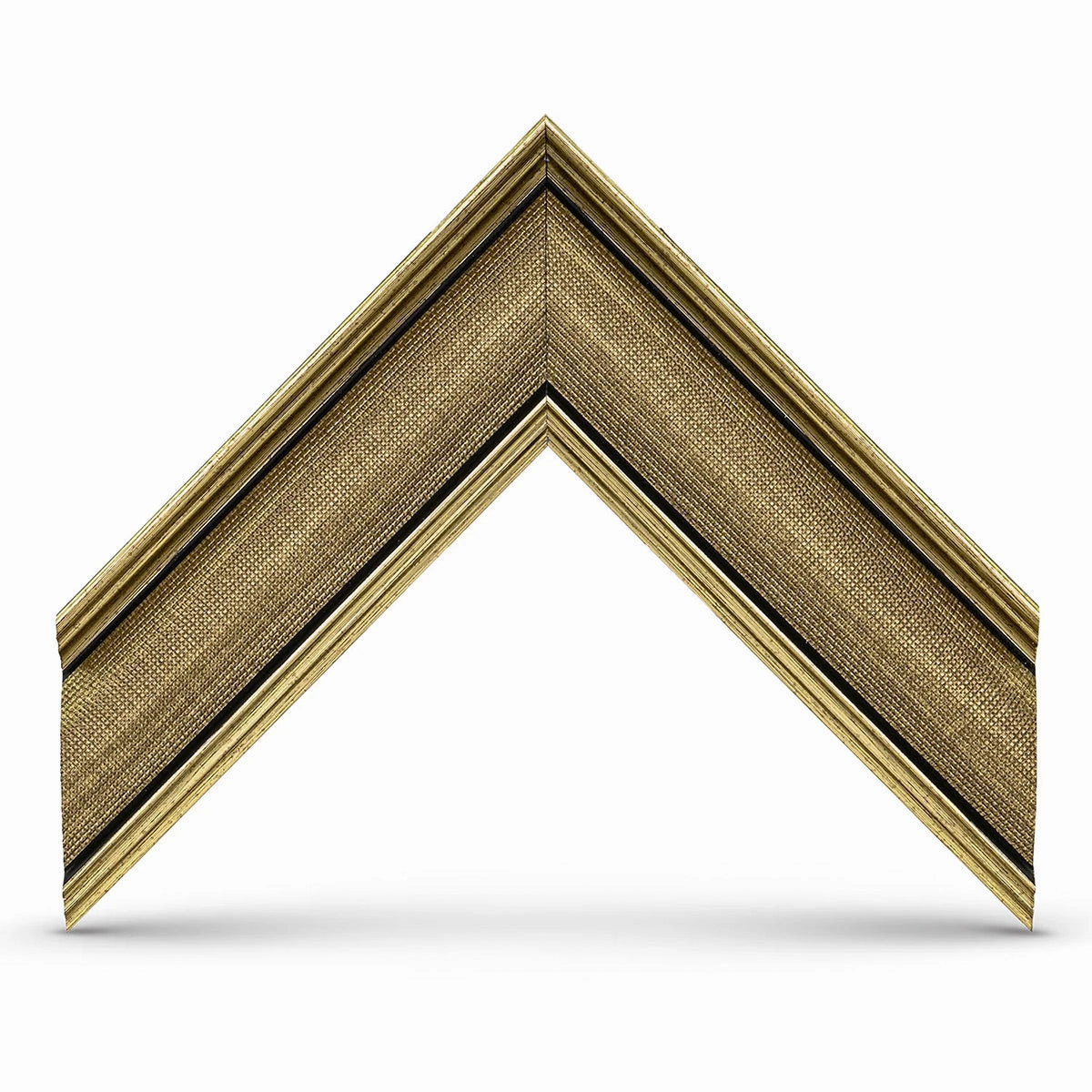 Deco TV Frames 65" Slim Frame for Samsung The Frame TV 2021-2025 (Industrial Brass)