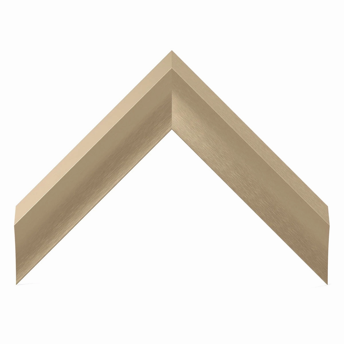 Deco TV Frames 75" Alloy Prismatic Frame for Samsung The Frame TV 2021-2025 (Pale Gold)