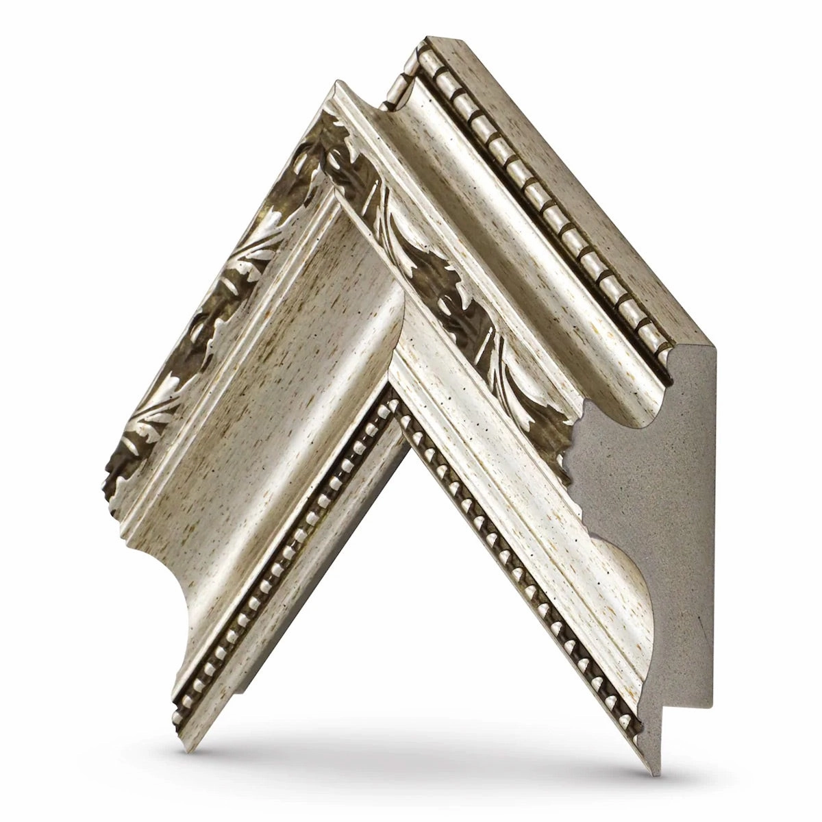 Deco TV Frames 75" Frame For Samsung The Frame TV 2021-2025 (Ornate Silver)