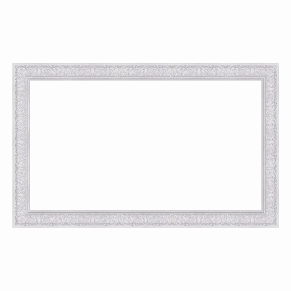 Deco TV Frames 75" Frame For Samsung The Frame TV 2021-2025 (Tuscan Gloss White)