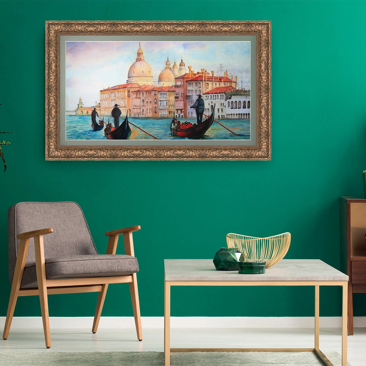 Deco TV Frames 85" Frame For Samsung The Frame TV 2021-2025 (Tuscan Copper)