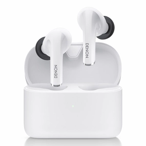 Denon AH-C830NCW True Wireless Earbuds with Active Noise-Cancellation (White) Noise cancelling,ANC Headphones,Silence Technology