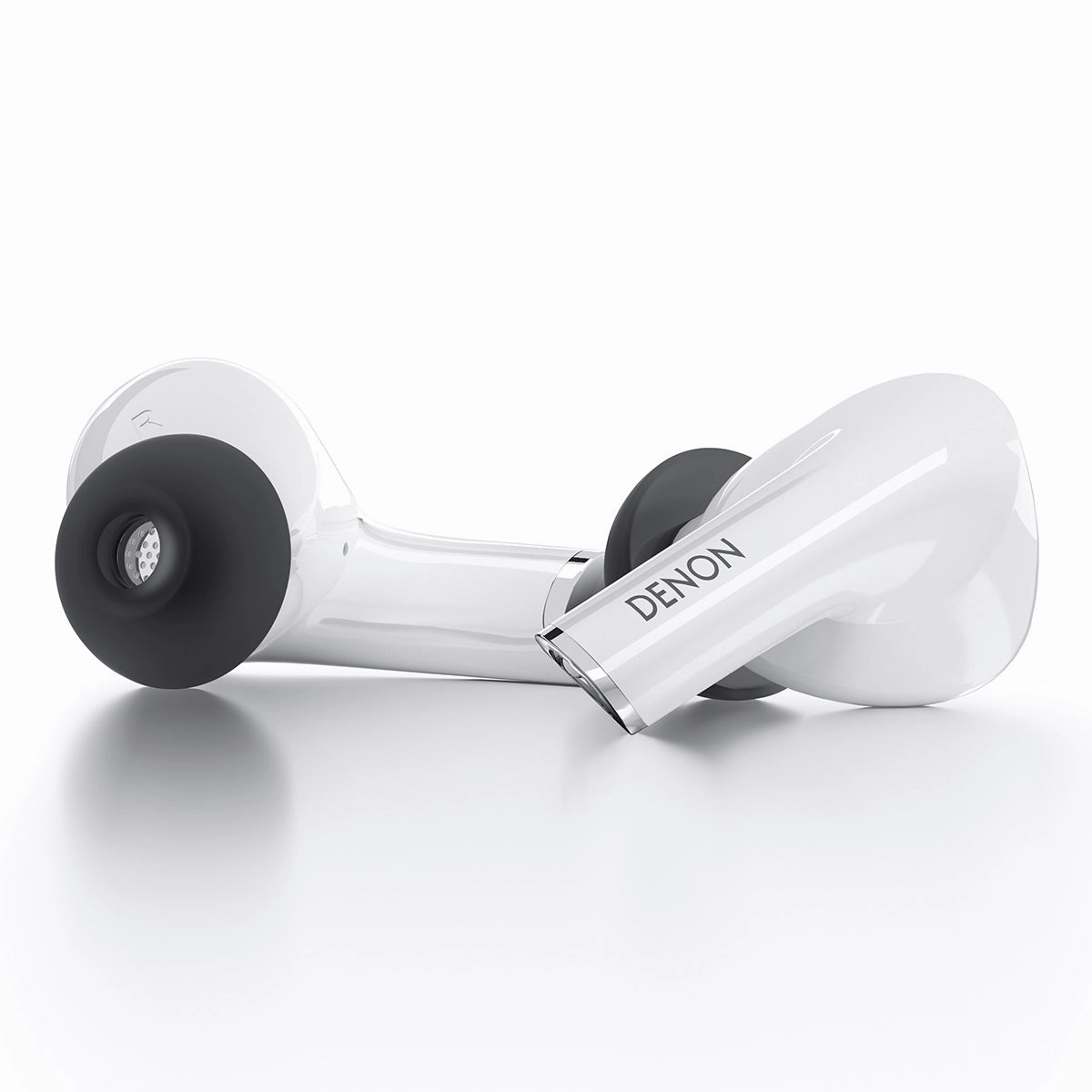 Denon AH-C830NCW True Wireless Earbuds with Active Noise-Cancellation (White)