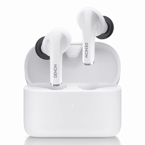 Denon AH-C830NCW True Wireless Earbuds with Active Noise-Cancellation (White) Earbuds & In ear Headphones,In-ear Monitors,IEMs