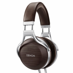 Denon AH-D5200 Over-Ear Headphones (Zebrawood) Wired,Wired Audio,Cabled Equipment