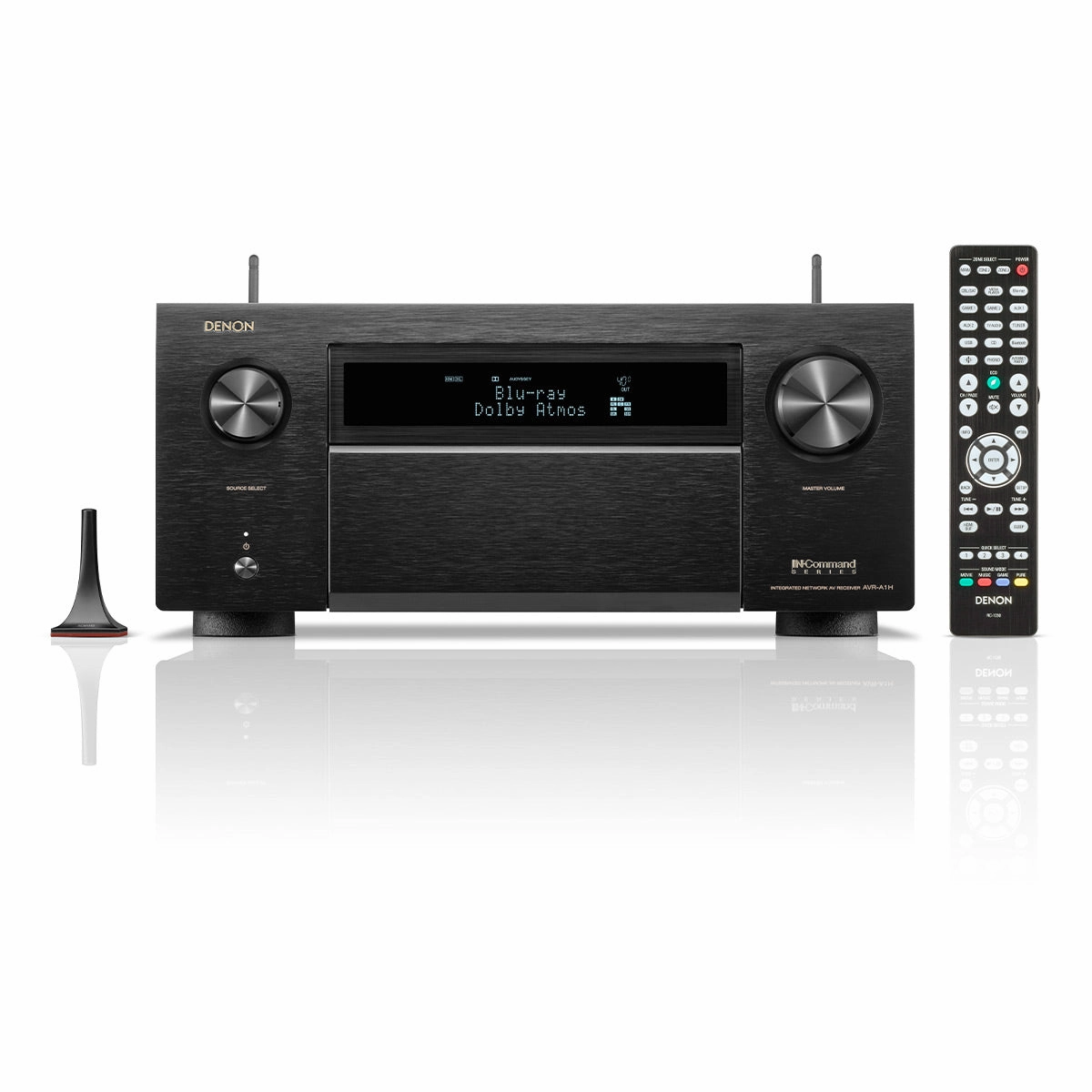 Denon AVR-A1H 15.4-Channel 8K Home Theater Receiver hi-fi volume knob,hi-fi remote control system,hi-fi smart amplifier