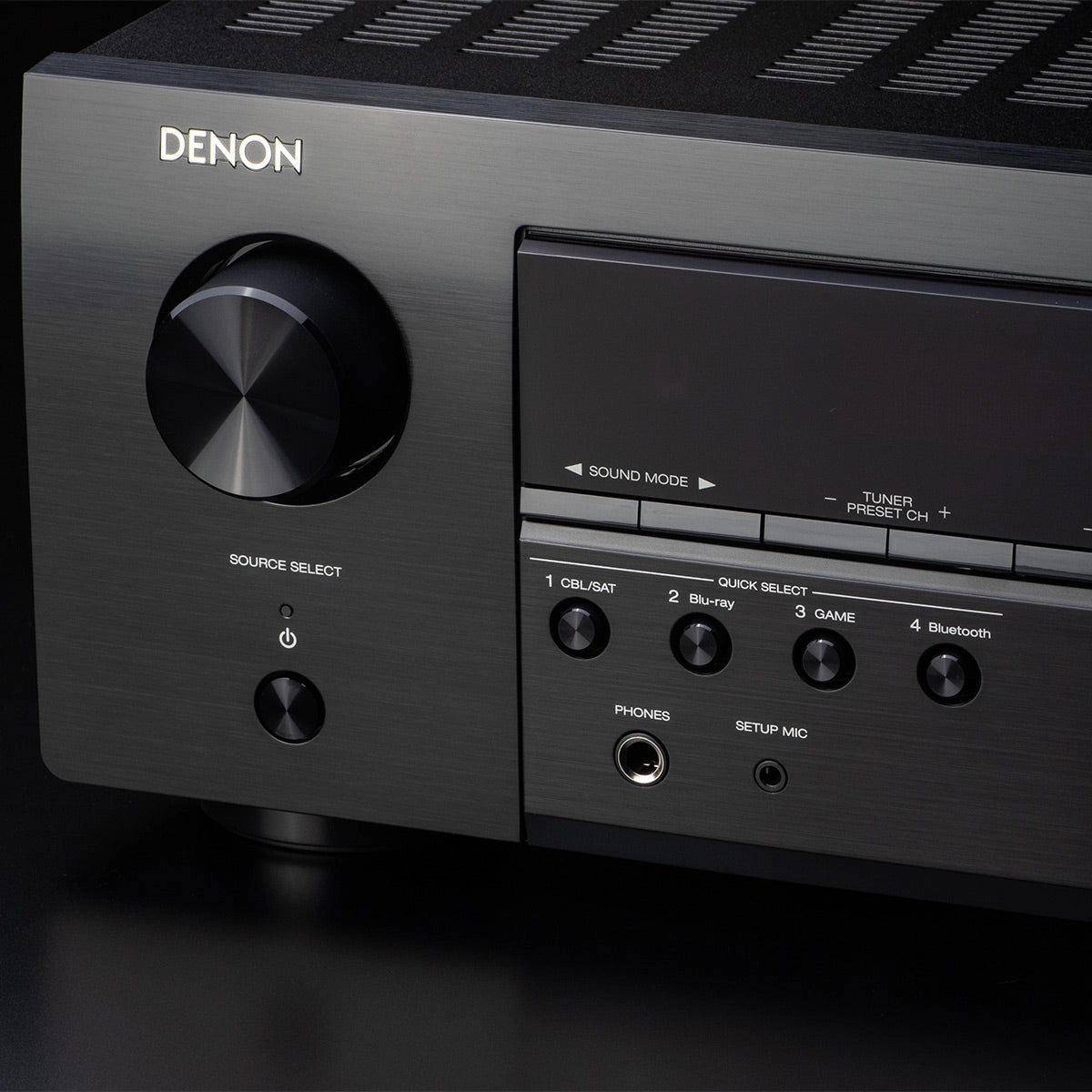 Denon AVR-S570BT 5.2 Channel 8K Home Theater Receiver with Bluetooth and Dolby Audio/DTS