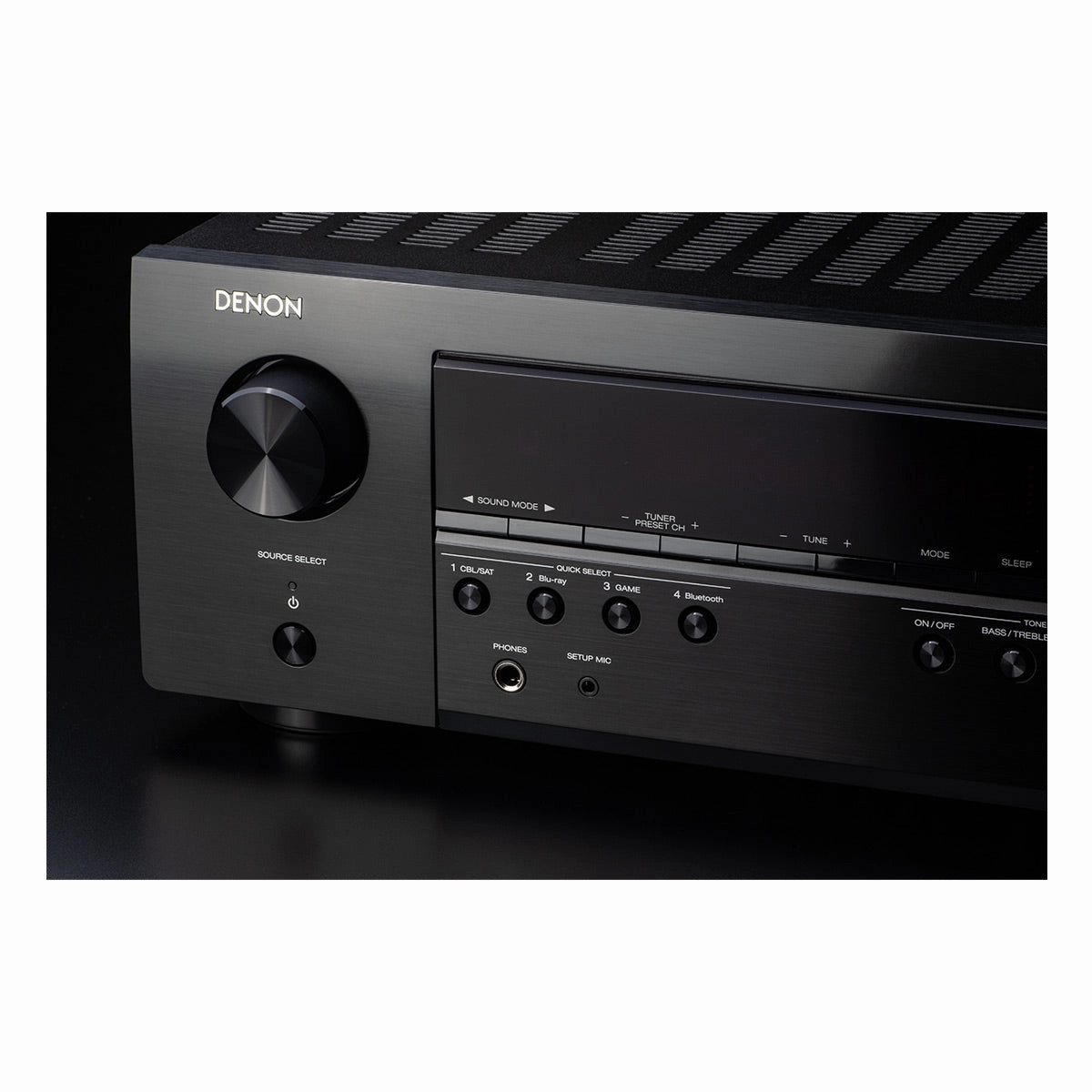Denon AVR-S570BT 5.2 Channel 8K Home Theater Receiver with Bluetooth and Dolby Audio/DTS