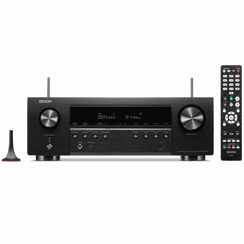 Denon AVR-S760H 7.2ch 8K AV Receiver with 3D Audio, Voice Control and HEOS Built in (Each)