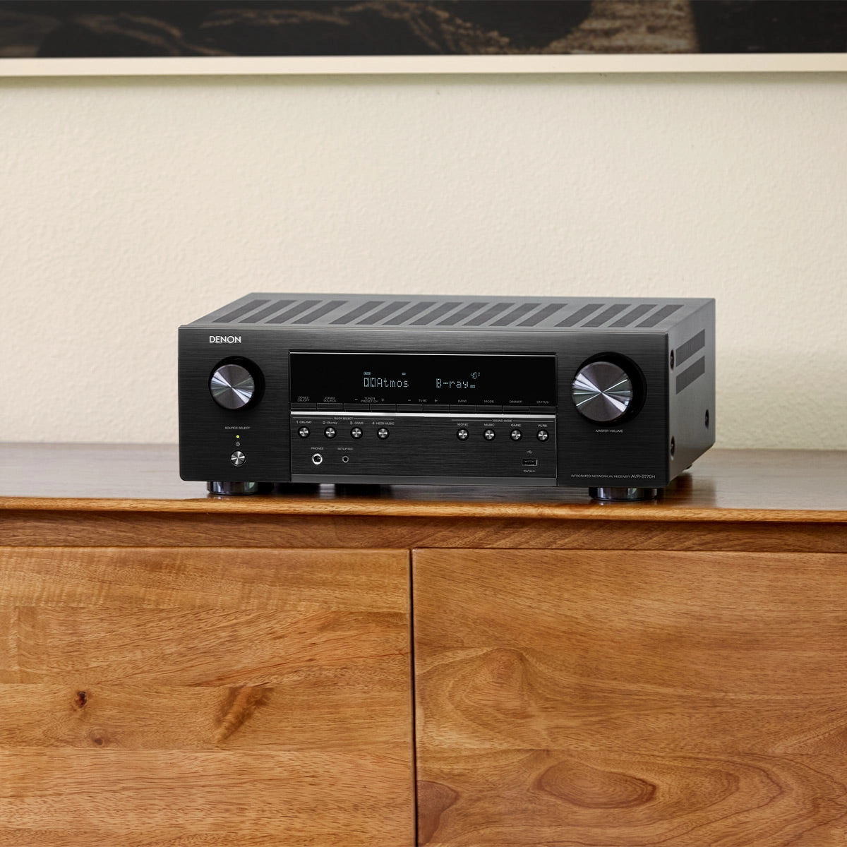 Denon AVR-S770H 7.2 Channel 8K Home Theater Receiver with Dolby Atmos & HEOS Built-In