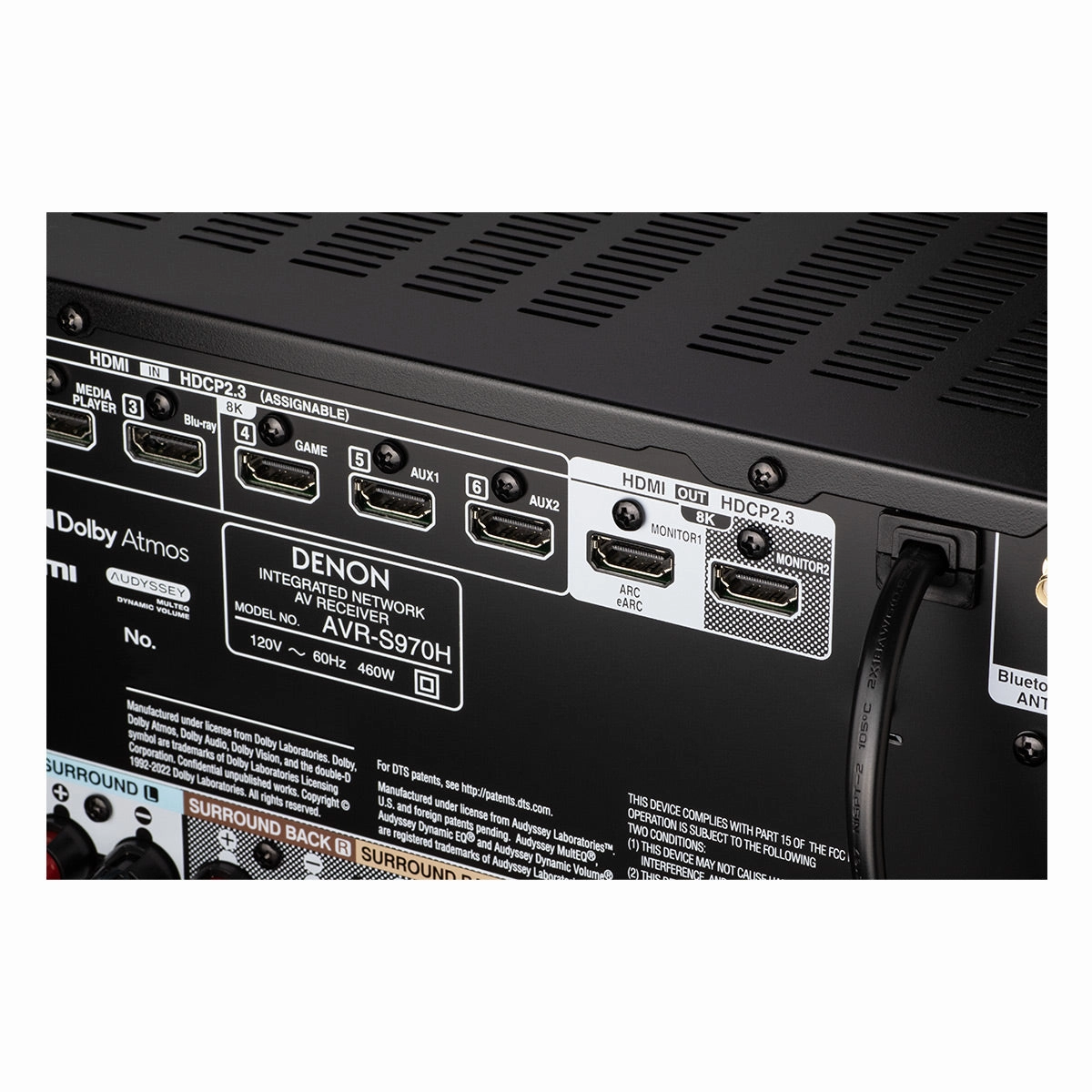 Denon AVR-S970H 7.2 Channel 8K Home Theater Receiver with Dolby Atmos/DTS:X and HEOS Built-In
