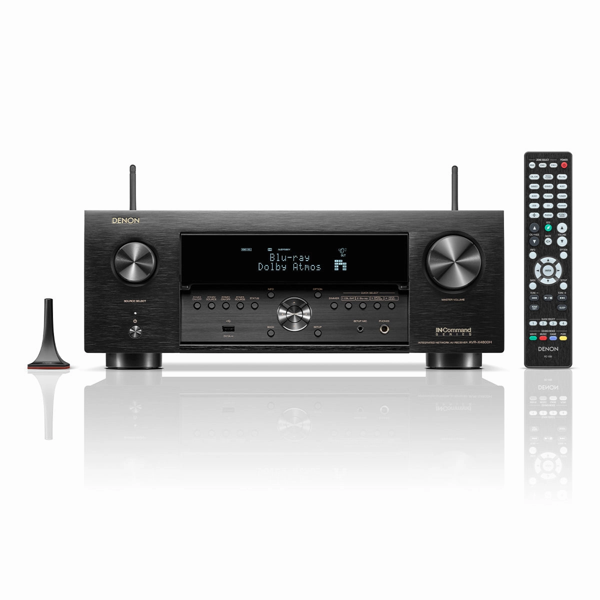 Denon AVR-X4800H 9.4 Channel 8K Home Theater Receiver with Dolby Atmos/DTS:X & HEOS Built-In