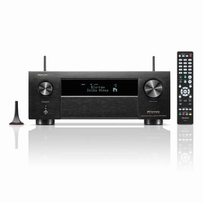 Denon AVR-X4800H 9.4 Channel 8K Home Theater Receiver with Dolby Atmos/DTS:X & HEOS Built-In hi-fi volume knob,hi-fi remote control system,hi-fi smart amplifier