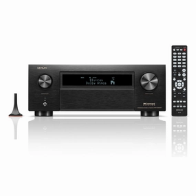 Denon AVR-X6800H 11.4-Channel 8K Home Theater Receiver with Dolby Atmos/DTS:X and HEOS Built-In hi-fi volume knob,hi-fi remote control system,hi-fi smart amplifier