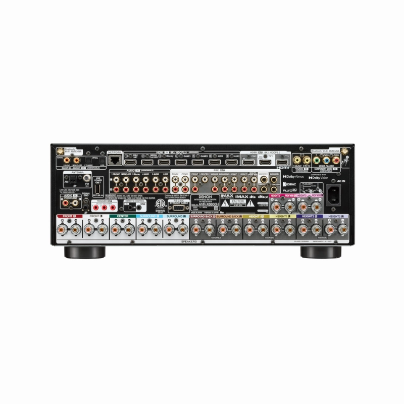 Denon AVR-X6800H 8k video & 3D Audio experience From an 11.4 Channel Receiver (Each)