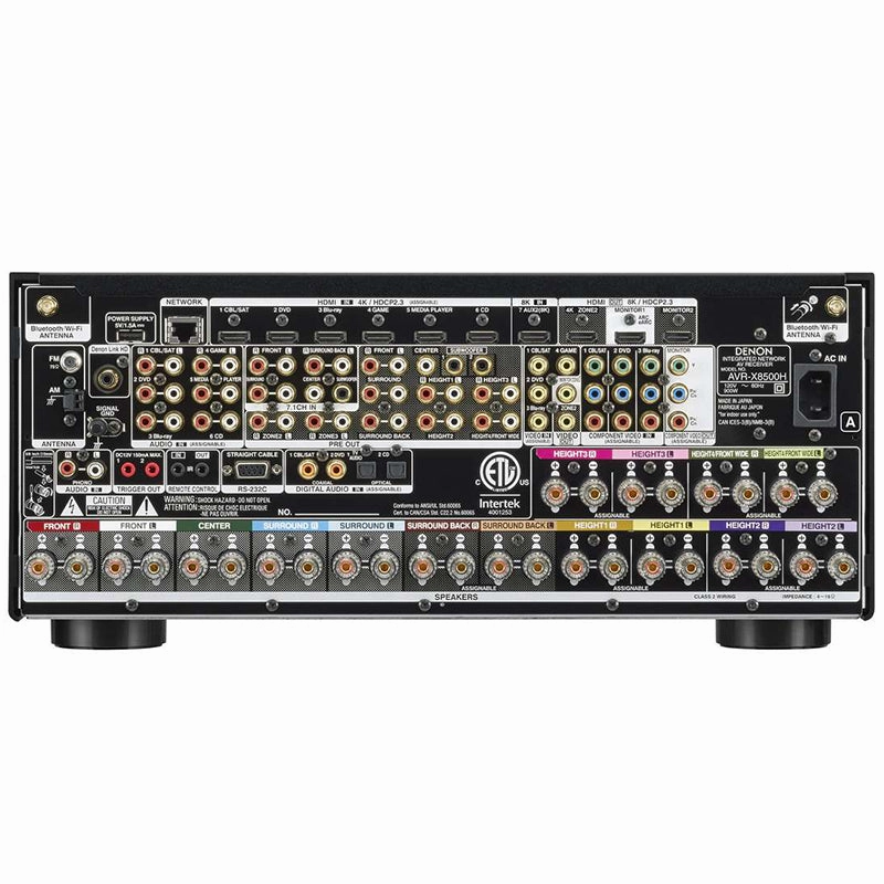 Denon AVR-X8500HA 13.2 Ch. AV Amplifier with 3D Audio, HEOS Built-in and Voice Control (Each)