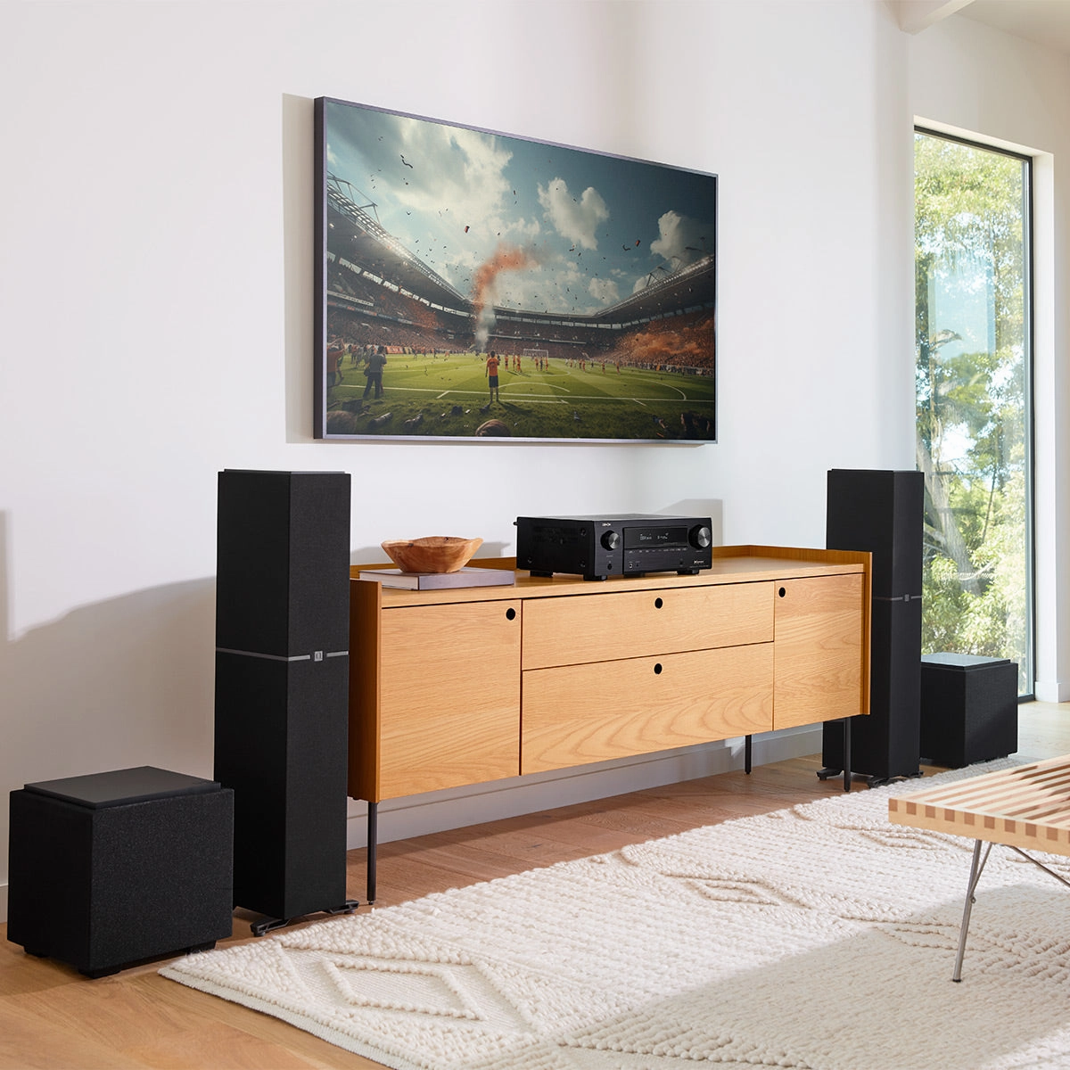 Denon AVRX1800H 7.2 Channel 8K Home Theater Receiver with Dolby Atmos, HEOS Built-In, and Audyssey Room Correction