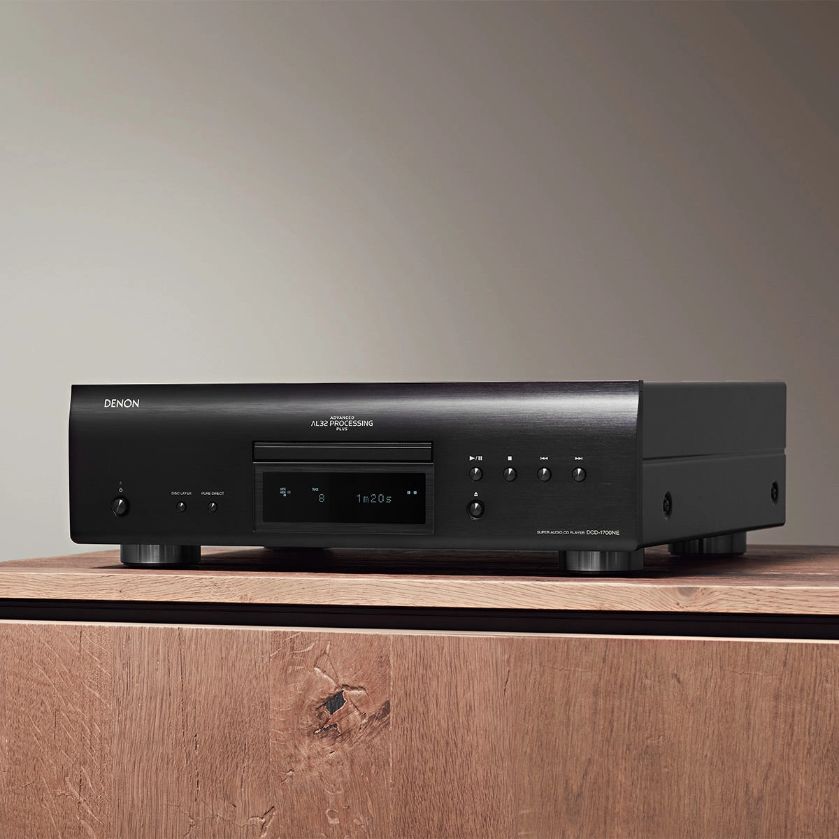 Denon DCD-1700NE CD/SACD Player with Advanced AL32 Processing Plus (Black)