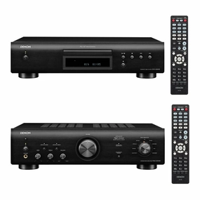 Denon DCD-600NE CD Player with PMA-600NE 2 Channel 70W Integrated Amplifier with Bluetooth CD player,Compact Disc Player,CD Transport
