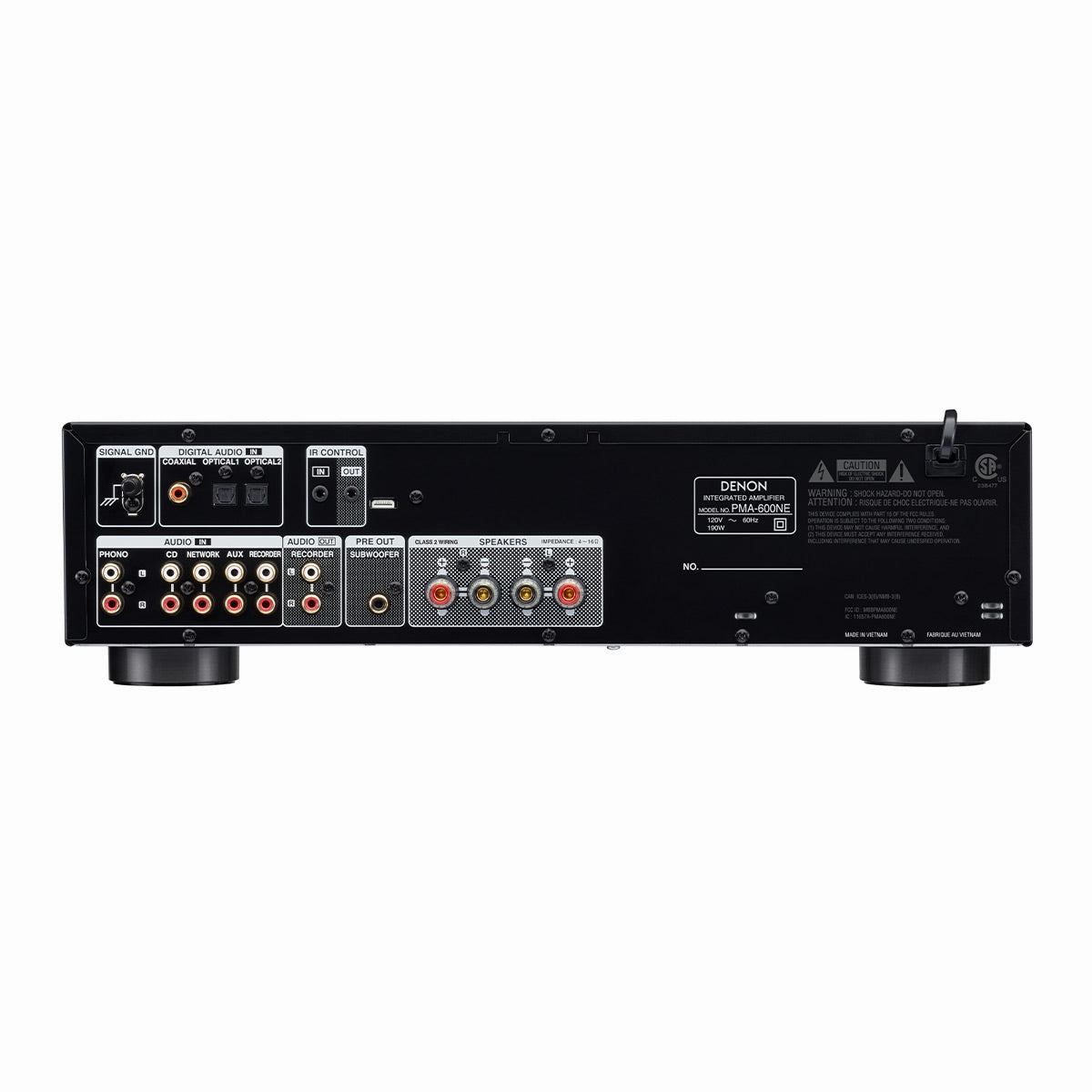 Denon DCD-600NE CD Player with PMA-600NE 2 Channel 70W Integrated Amplifier with Bluetooth