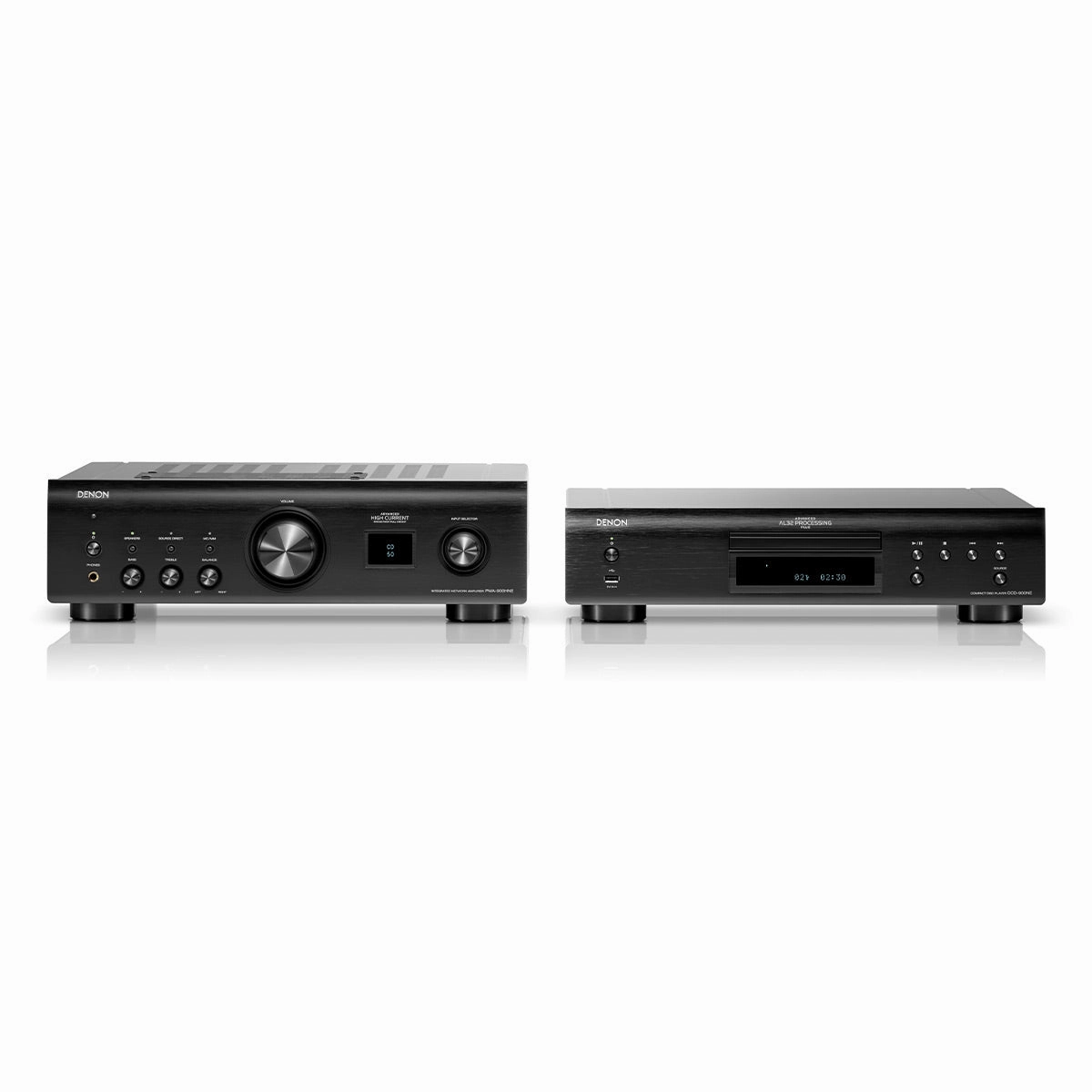 Denon DCD-900NE CD Player and PMA-900HNE Integrated Network Amplifier (Black)