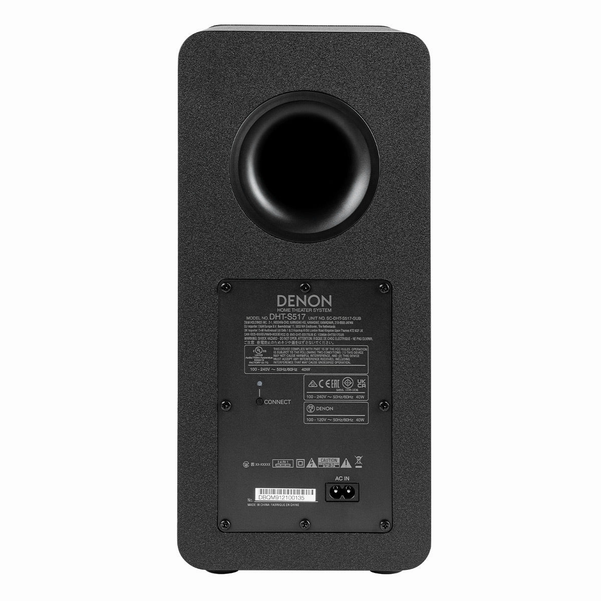 Denon DHT-S517 Sound Bar System with Wireless Subwoofer, Dolby Atmos and Bluetooth