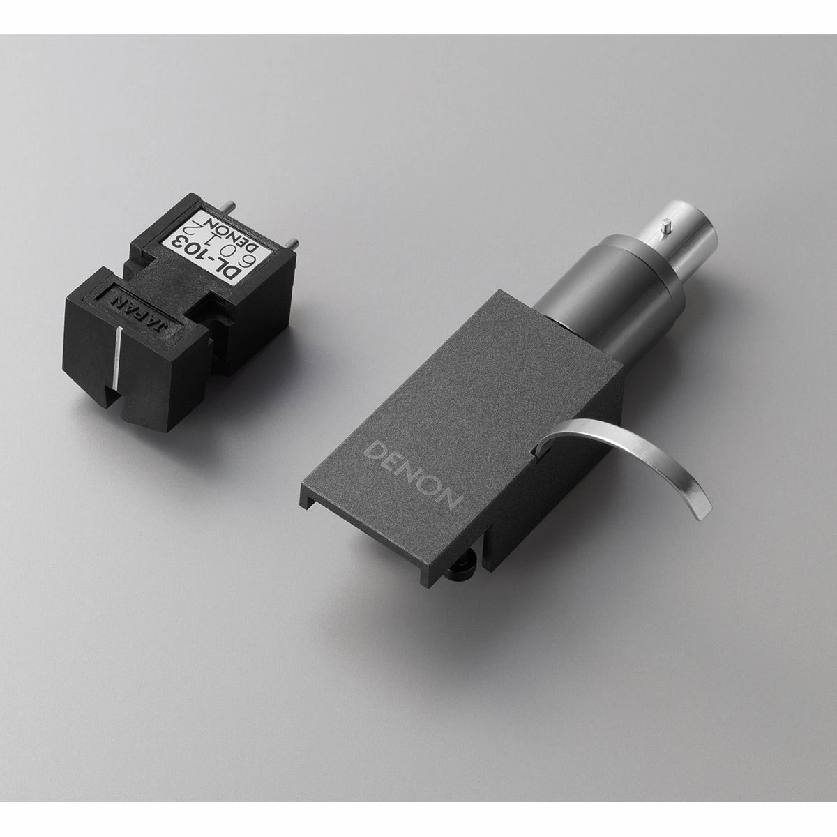 Denon DLA110GS 110-year Anniversary Edition MC Turntable Cartridge with Premium Headshell (Silver Graphite)