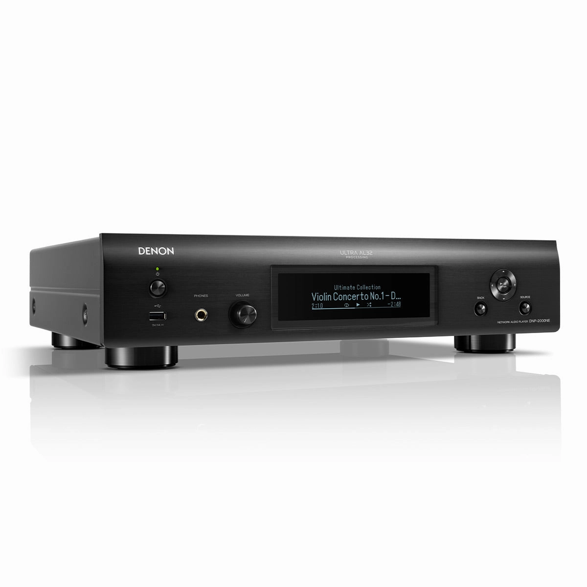 Denon DNP-2000NE Network Player with Ultra AL32 Processing and HEOS Built-In (Black)